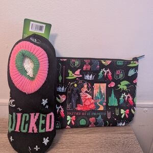 Wicked Themed Socks and Pouch Set